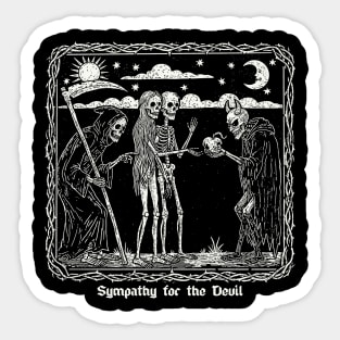 SYMPATHY FOR THE DEVIL Sticker